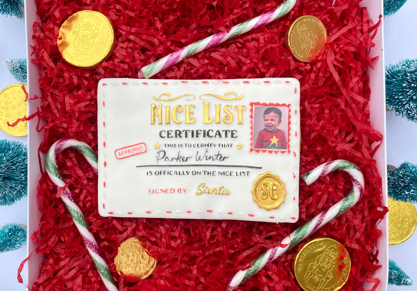 NICE LIST CERTIFICATE  PREORDER